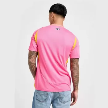 25-26 Scotland Mens Away Soccer Jersey Pink Rose