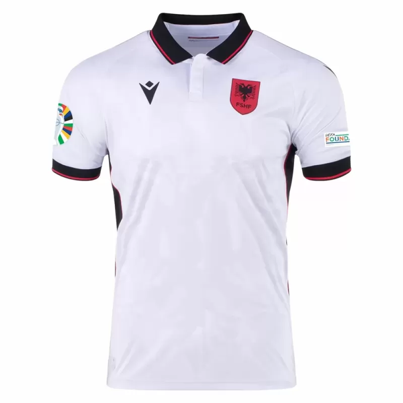 Euro 2024 Albania Mens Away Jersey White National Kit Euro 2024 Albania Mens Away Jersey White National Kit