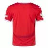 Euro 2024 Austria Mens Home Soccer Jersey Red White Kit