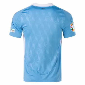 Euro 2024 Belgium Mens Away Soccer Jersey Blue White Collar Euro 2024 Belgium Mens Away Soccer Jersey Blue White Collar