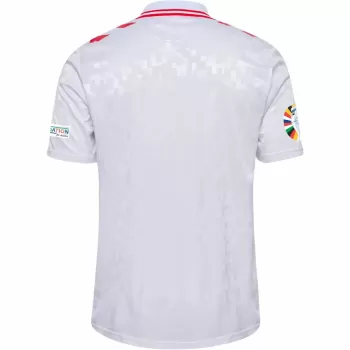 Euro 2024 Denmark Mens Away Soccer Jersey White National Kit Euro 2024 Denmark Mens Away Soccer Jersey White National Kit