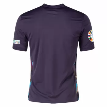 Euro 2024 England Mens Away Soccer Jersey Purple National Kit