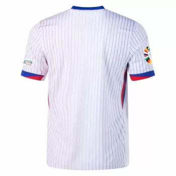Euro 2024 France Mens Away Soccer Jersey White National Kit