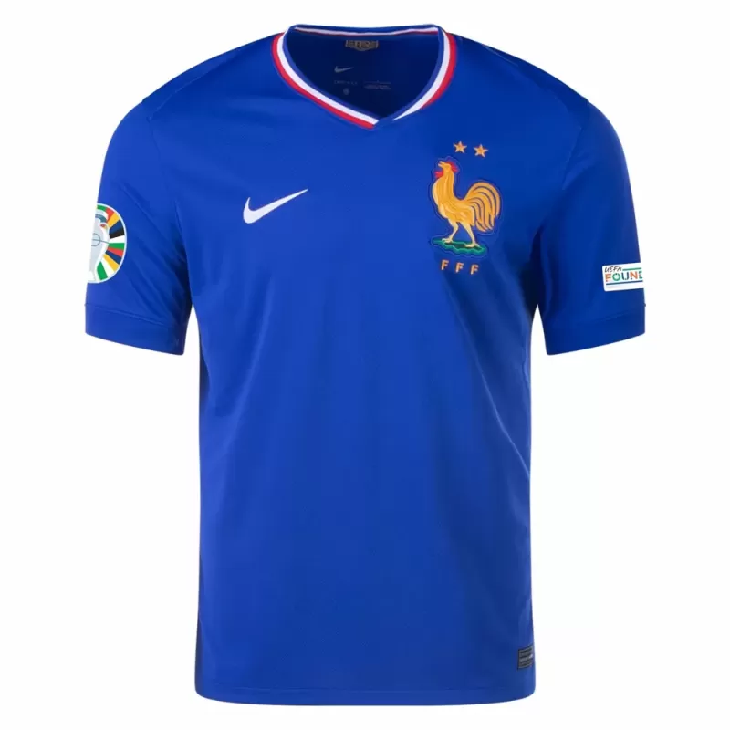 Euro 2024 France Mens Home Soccer Jersey National Kit Euro 2024 France Mens Home Soccer Jersey National Kit