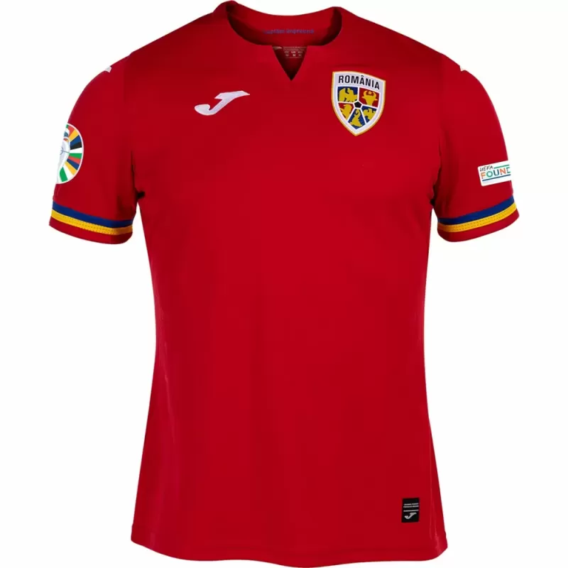 Euro 2024 Romania Mens Away Soccer Jersey National Kit