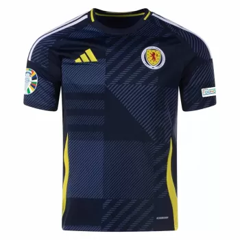Euro 2024 Scotland Mens Home Soccer Jersey Tartan National Kit