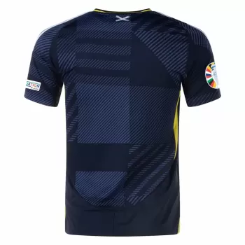 Euro 2024 Scotland Mens Home Soccer Jersey Tartan National Kit