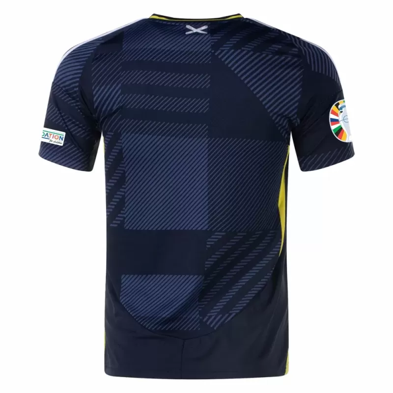 Euro 2024 Scotland Mens Home Soccer Jersey Tartan National Kit Euro 2024 Scotland Mens Home Soccer Jersey Tartan National Kit