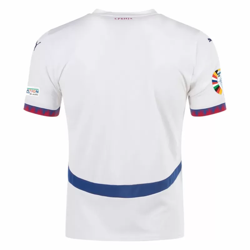 Euro 2024 Serbia Mens Away Soccer Jersey National Kit Euro 2024 Serbia Mens Away Soccer Jersey National Kit