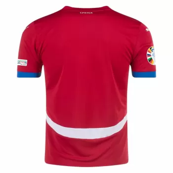 Euro 2024 Serbia Mens Home Soccer Jersey National Kit