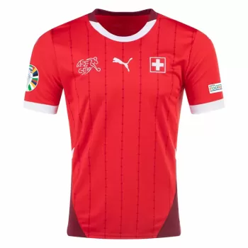 Euro 2024 Switzerland Mens Home Soccer Jersey National Kit
