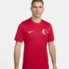 Euro 2024 Turkey Mens Away Soccer Jersey Al Sancak Red
