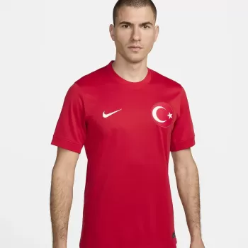 Euro 2024 Turkey Mens Away Soccer Jersey Al Sancak Red