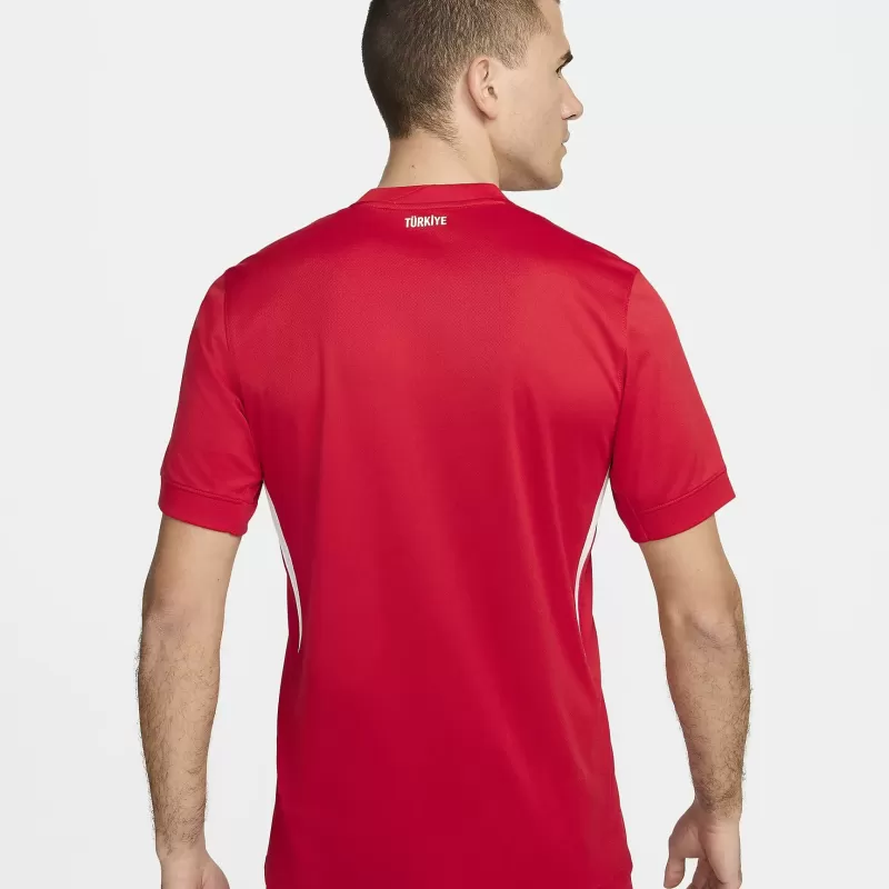 Euro 2024 Turkey Mens Away Soccer Jersey Al Sancak Red