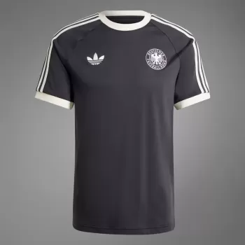Germany Mens Classics 3-Stripes Soccer Tee Utility Black
