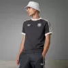 Germany Mens Classics 3-Stripes Soccer Tee Utility Black Germany Mens Classics 3-Stripes Soccer Tee Utility Black