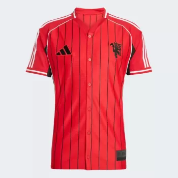 Manchester United Mens US Pack Soccer Jersey Red Baseball Style