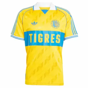 Tigres UANL Mens 65th Anniversary Retro Soccer Jersey Gold